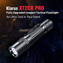 Klarus XT2CR PRO Black Επαναφορτιζόμενος Φακός Led Αδιάβροχος IP69 2100lm