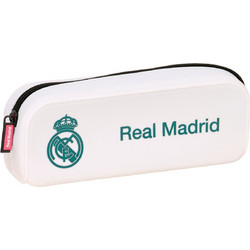 Safta Real Madrid Κασετίνα Βαρελάκι Λευκή 812654886