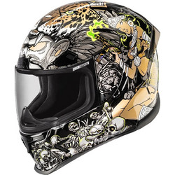 Icon Airframe Pro Aztec Nine Gold Multicolor Κράνος Μηχανής Full Face 1630gr