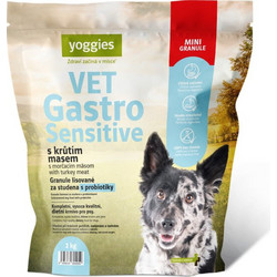 Yoggies Vet Gastro Sensitive Cold Pressed Mini Adult with Turkey 2kg