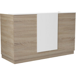 HomeMarkt Kronic Γραφείο Reception Ξύλινο 180x70x110cm HM2156.01