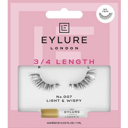 Eylure 007 Light & Wispy Βλεφαρίδες Μισές Σετ με Κόλλα 2τμχ 5011522139159