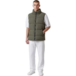 Ben Tailor Αμάνικο Ανδρικό Μπουφάν Puffer Χακί BENT.1848