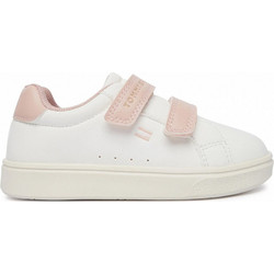 Tommy Hilfiger Παιδικά Sneakers Λευκά Σομόν T1A9-35063-1355