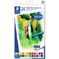Staedtler Watercolour Κηρομπογιές Σετ 24τμχ