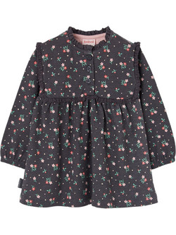 Boboli Παιδικό Φόρεμα Floral Μαύρο 324155-9949