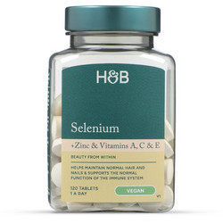 Holland & Barrett Selenium Zinc & Vitamin A C & E 120 Ταμπλέτες