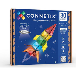 Connetix Magnetic Tiles Light Rocket Pack