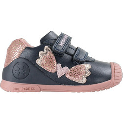 Biomecanics Παιδικά Sneakers Μποτάκια Navy Μπλε Ροζ Χρυσά 261104-A183