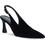 Maison Minrelle Γόβες Suede Slingback με Λεπτό Ψηλό Τακούνι Μαύρες 10634020