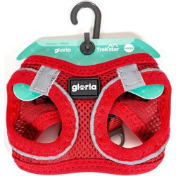 Gloria Pets Air Mesh Trek Star Σαμαράκι Σκύλου Γιλέκο Κόκκινο Medium