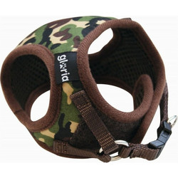 Gloria Pets Camouflage Σαμαράκι Σκύλου Γιλέκο Χακί Καφέ Medium