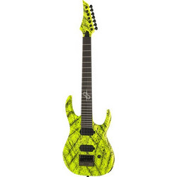 Solar Guitars A1.7LN Canibalismo+ Ηλεκτρική Κιθάρα ST Style με Ταστιέρα Ebony 7 Χορδών Lemon Neon Matt