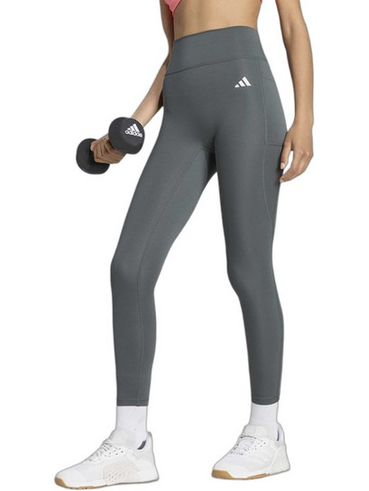 Adidas All Me Essentials Γυναικείο Κολάν Μακρύ Ψηλόμεσο Ανθρακί KT3835