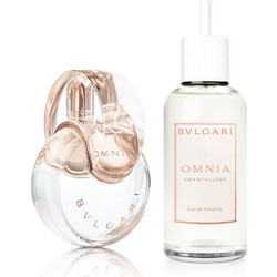 Bvlgari Omnia Crystalline Eau de Toilette Refillable 100ml + Refill 200ml