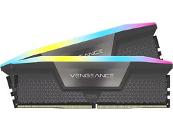 Corsair Vengeance RGB 32GB (2X16GB) DDR5 RAM 6000MHz C38 Black CMH32GX5M2D6000Z38