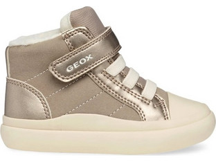 Geox Gisli Παιδικά Sneakers Μποτάκια Χρυσά B461ME0AUAJC5005