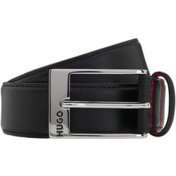 Hugo Boss Barney Ανδρική Ζώνη Δερμάτινη Μαύρη 505411174-001