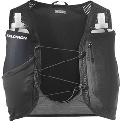 Salomon Gravel Skin 4 Running Αμάνικο Αθλητικό Γυναικείο Μπουφάν Softshell Κοντό Μαύρο LC2854600
