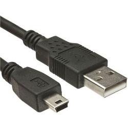 Powertech CAB-U042 Καλώδιο USB-A Male 2.0 to USB-B Mini Male 3m Black