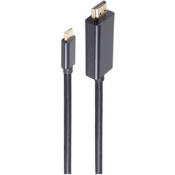 Shiverpeaks Καλώδιο HDMI Male to USB-C Male 3m Black BS10-57045