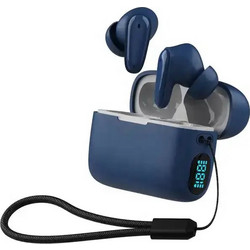 F09 Ακουστικά Bluetooth In Ear Ανθεκτικά στο Νερό Blue
