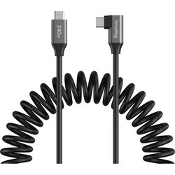 SmallRig 5730 Angle 90° Spiral USB-C to USB-C 240W 0.35m Black