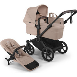 Bugaboo Donkey 6 Complete Καρότσι Μωρού 2 σε 1 Black/Desert Taupe Melange