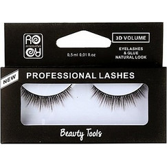 RO Accessories EY152 Βλεφαρίδες Ενιαίες Σετ με Κόλλα 2τμχ C48134