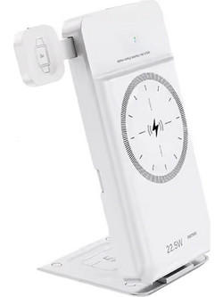 Remax RPP-D3 Wireless Power Bank 10000mAh 15W με Θύρα USB-A & Θύρα USB-C Power Delivery White