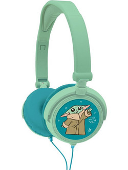 Lexibook Star Wars HP010SW Ενσύρματα Παιδικά Ακουστικά On Ear Τιρκουάζ Πράσινα