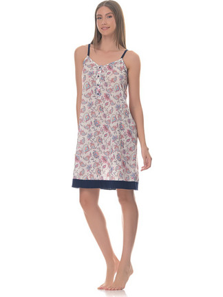 PNN Nightwear Aisha Νυχτικό Εγκυμοσύνης Καλοκαιρινό Λευκό 0242-0983