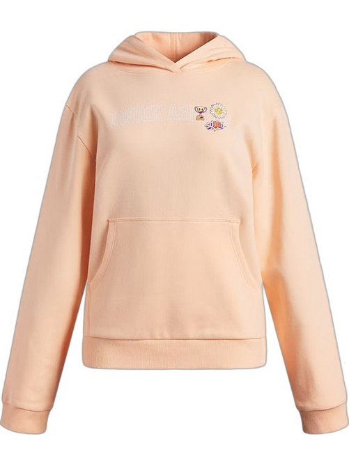 Under Armour Παιδικό Φούτερ με Κουκούλα Σομόν 6013509-164