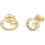 Guess G Camden Γυναικεία Σκουλαρίκια Καρφωτά από Ατσάλι Xρυσά UBE06338JWYGT