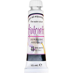 Ferrario Tintoretto 48 Ivory Black Νερομπογιά Μαύρη 11-948-48
