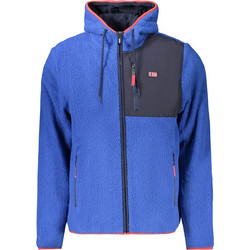 Norway Ανδρική Ζακέτα Fleece με Κουκούλα και Φερμουάρ Μπλε 869509