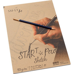 SMLT Art Μπλοκ Σχεδίου A4 90gr/m² 20 Φύλλα