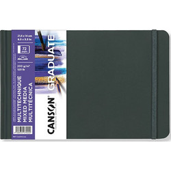 Canson Graduate Landscape Sketchbook 14x21.6cm Mixed Media 200gr/m² 36 Φύλλα