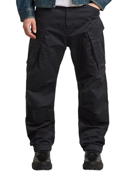 G-Star RAW Rovic Ανδρικό Παντελόνι Cargo Ελαστικό Relaxed Εφαρμογή Μαύρο D30010-5126-6484