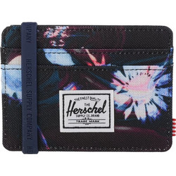 Herschel Μικρό Υφασμάτινο Γυναικείο Πορτοφόλι Καρτών RFID Navy Μπλε Charlie
