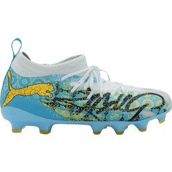 Puma Future 9 Match Playmaker FG/AG 109221-01 Παιδικά Ποδοσφαιρικά Παπούτσια με Τάπες και Καλτσάκι Γαλάζια