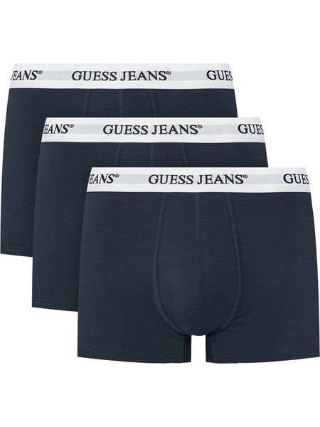 Guess Ανδρικά Μποξεράκια Σετ 3Pack Navy Μπλε M4BZ48K6YW1-A71W