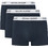 Guess Ανδρικά Μποξεράκια Σετ 3Pack Navy Μπλε M4BZ48K6YW1-A71W