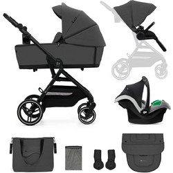 Kinderkraft Yoxi Καρότσι Μωρού 3 σε 1 Moonlight Grey