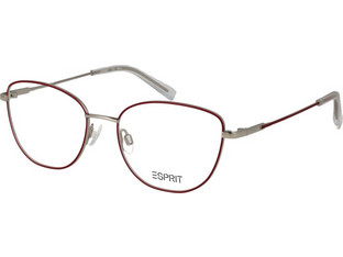 Esprit ET33428 531 Γυναικείος Σκελετός Γυαλιών Οράσεως Μεταλλικός Ασημί Κόκκινος