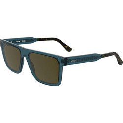 Lacoste L6059S 410 Γυαλιά Ηλίου Τετράγωνα Κοκάλινα Μπλε με Καφέ Φακό