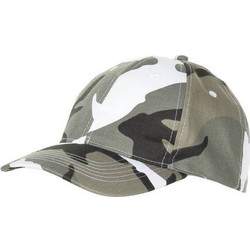 MFH Ανδρικό Καπέλο Jockey Υφασμάτινο Χακί Camo