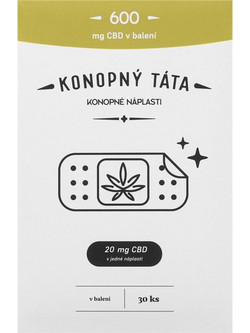 Konopny Tata 600mg CBD Θερμαντικά Έμπλαστρα 30τμχ