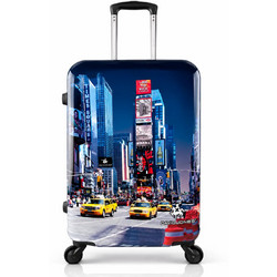 David Jones BA-2000-3 Βαλίτσα Μεσαία 60x42x24cm με 4 Ρόδες Μπλε