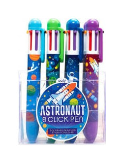 OOLY Astronaut Στυλό Διαρκείας Πολύχρωμο Διάφορα Σχέδια 132-109